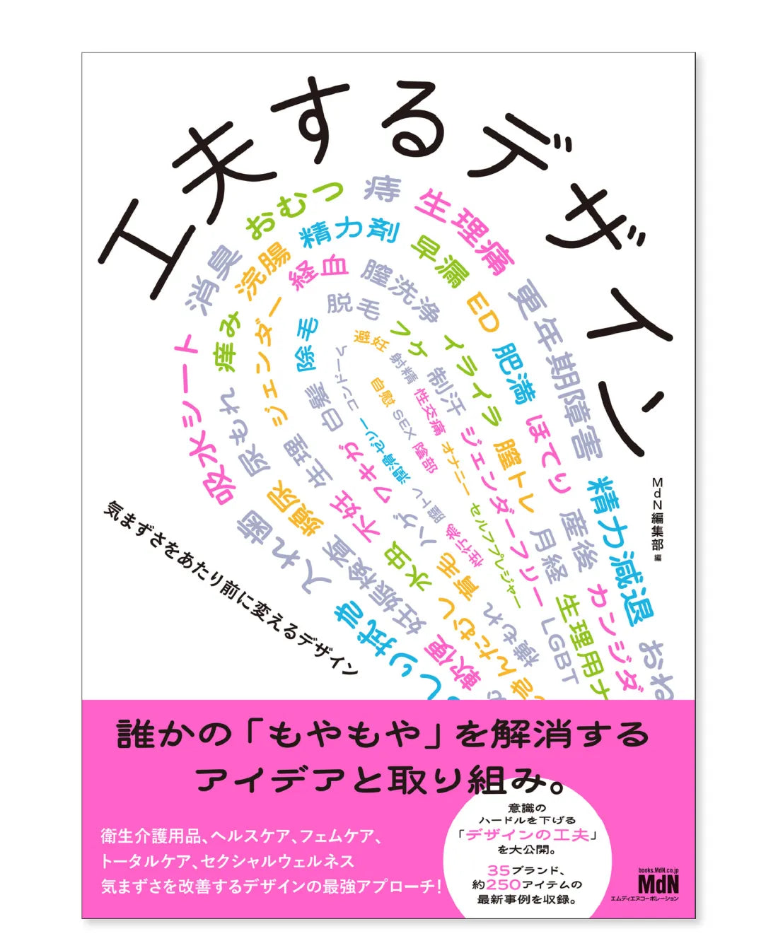 書籍【工夫するデザイン　気まずさをあたり前に変えるデザイン】に、弊社商品「TOFU ヘアファンデーション」が掲載されました。